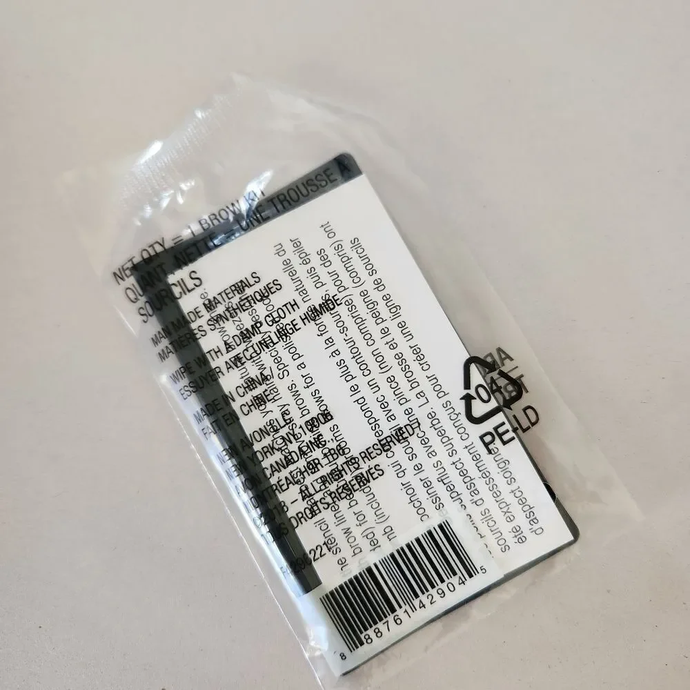 Avon Brow Kit with Pink Brush / Comb and Stencils - Storage Pouch